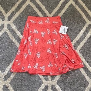 lularoe kids teddy bear azure skirt